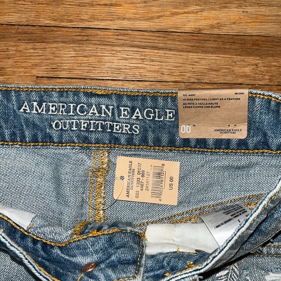 American Eagle Outfitters Hi-Rise Feather Shorts - Picture 3 of 3